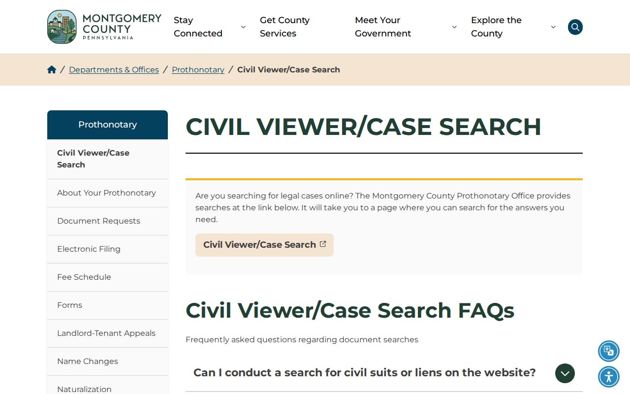 Springfield Township residents directory civil records viewer