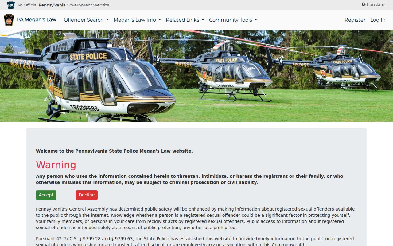 Springfield Township residents directory Pennsylvania public safety registry